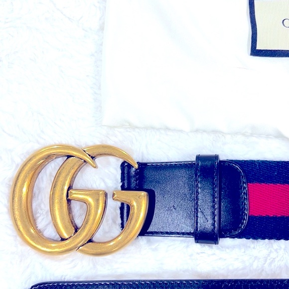 100% Authentic Gucci Web Belt - Picture 3 of 6